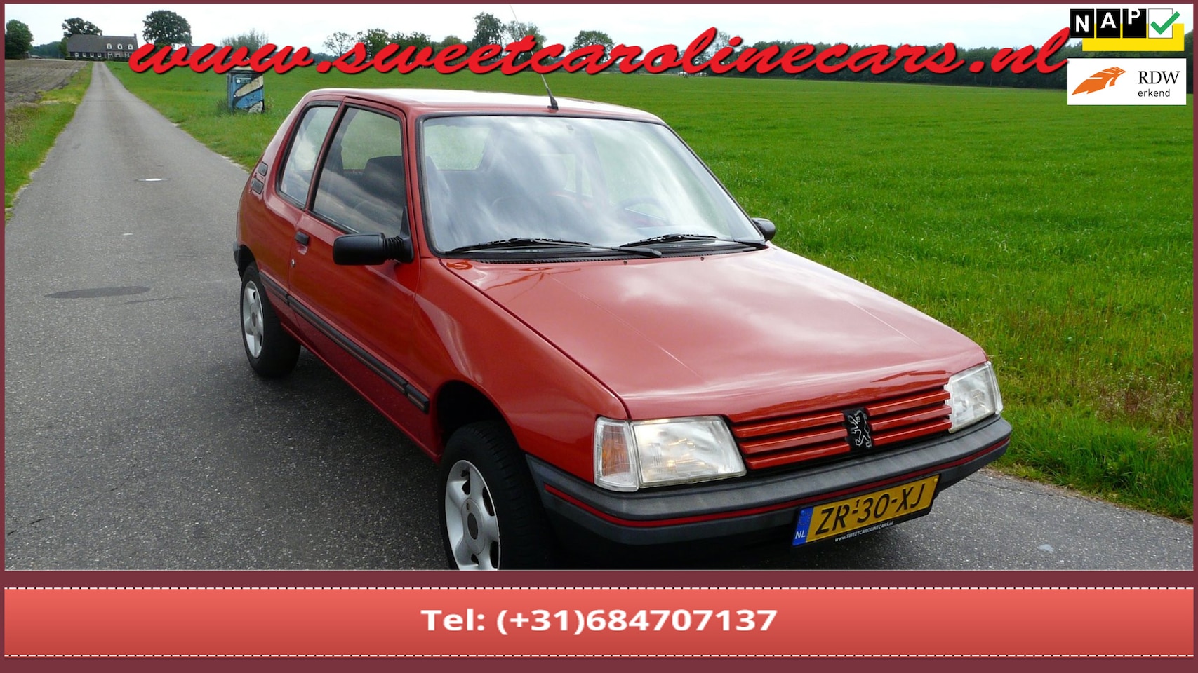 Peugeot 205 - 1.1i XE Accent 1.1i XE Accent,Lmv's,Sportdemper, 1e EIGENAAR! - AutoWereld.nl