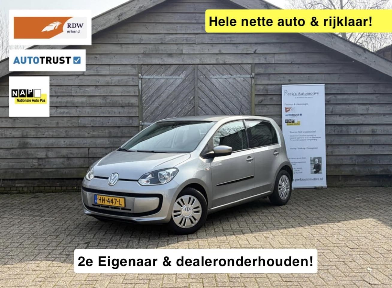 Volkswagen Up! - 1.0 move up! BlueMotion | Airco | Navi | Elektrische ramen | Dealeronderhouden | 2e Eigena - AutoWereld.nl