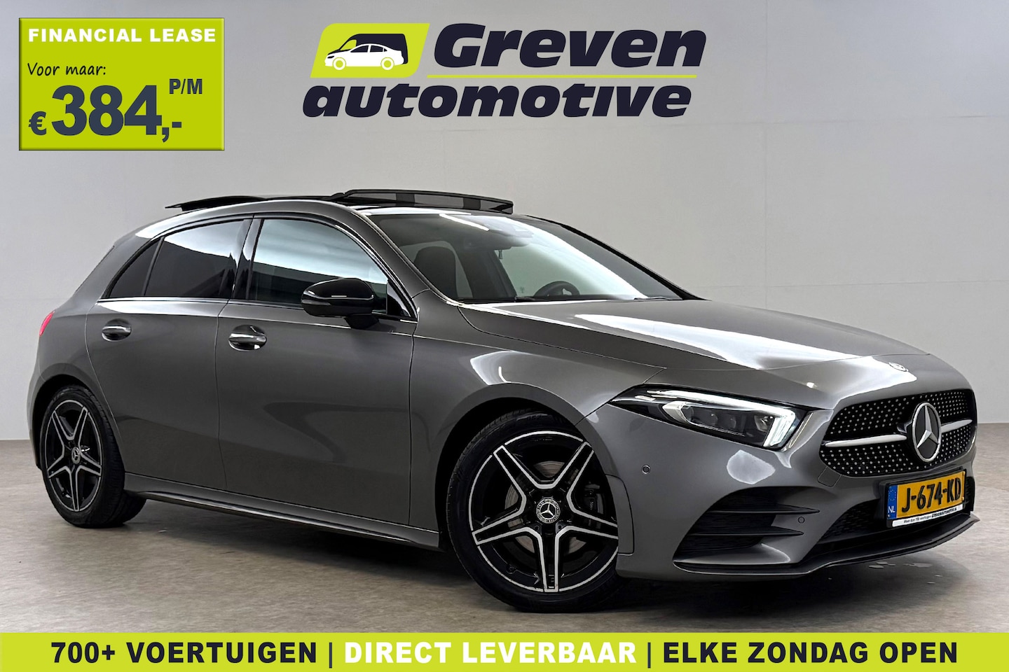 Mercedes-Benz A-klasse - 180 AMG | Pano | Burmester | Sfeer | Virtual | Camera | Memory | Keyless - AutoWereld.nl