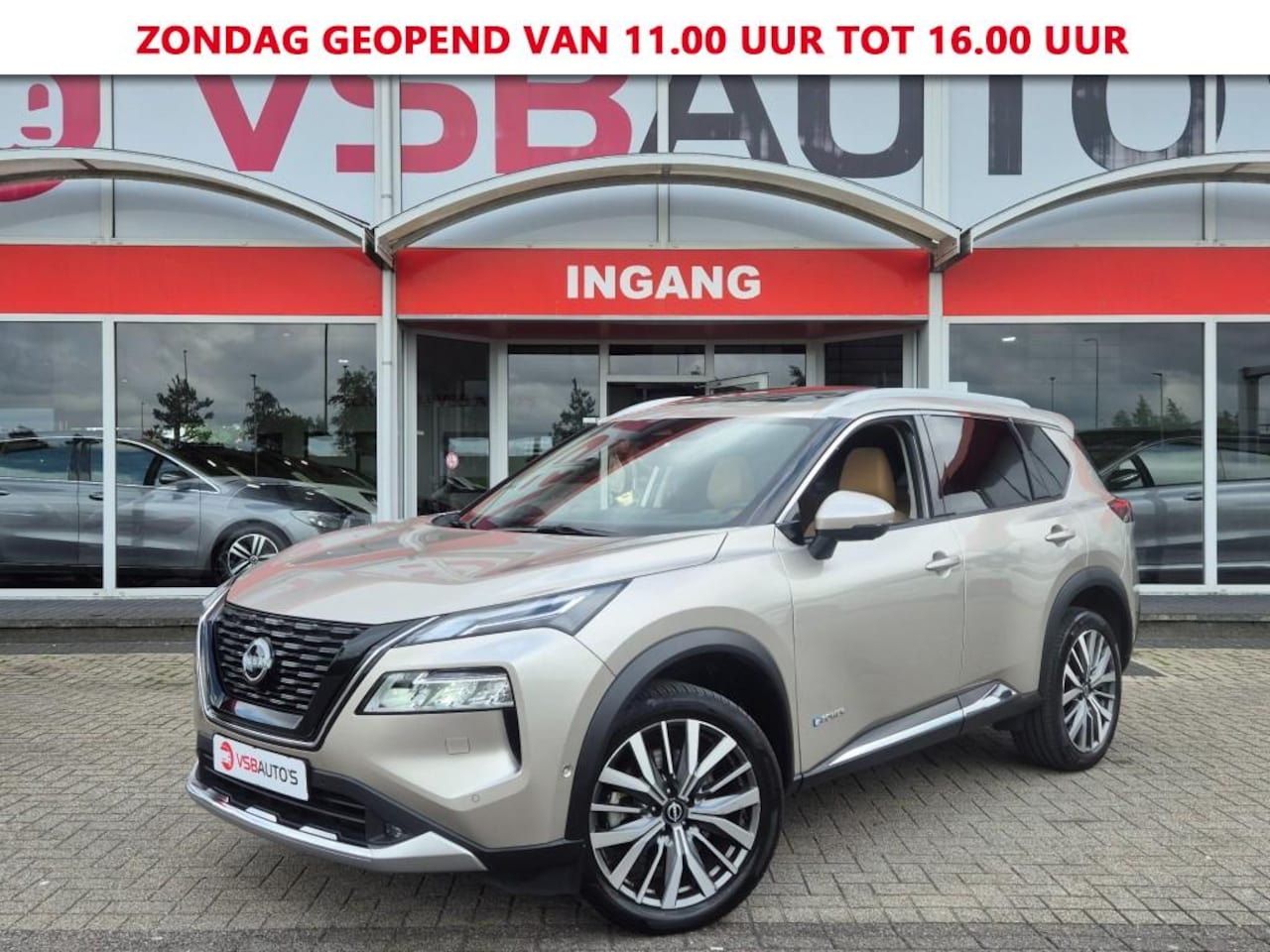 Nissan X-Trail - 1.5 e-POWER AUT. 204PK TEKNA+ LEER PANO-DAK HEAD-UP NAVI CAMERA CARPLAY MEMORY - AutoWereld.nl