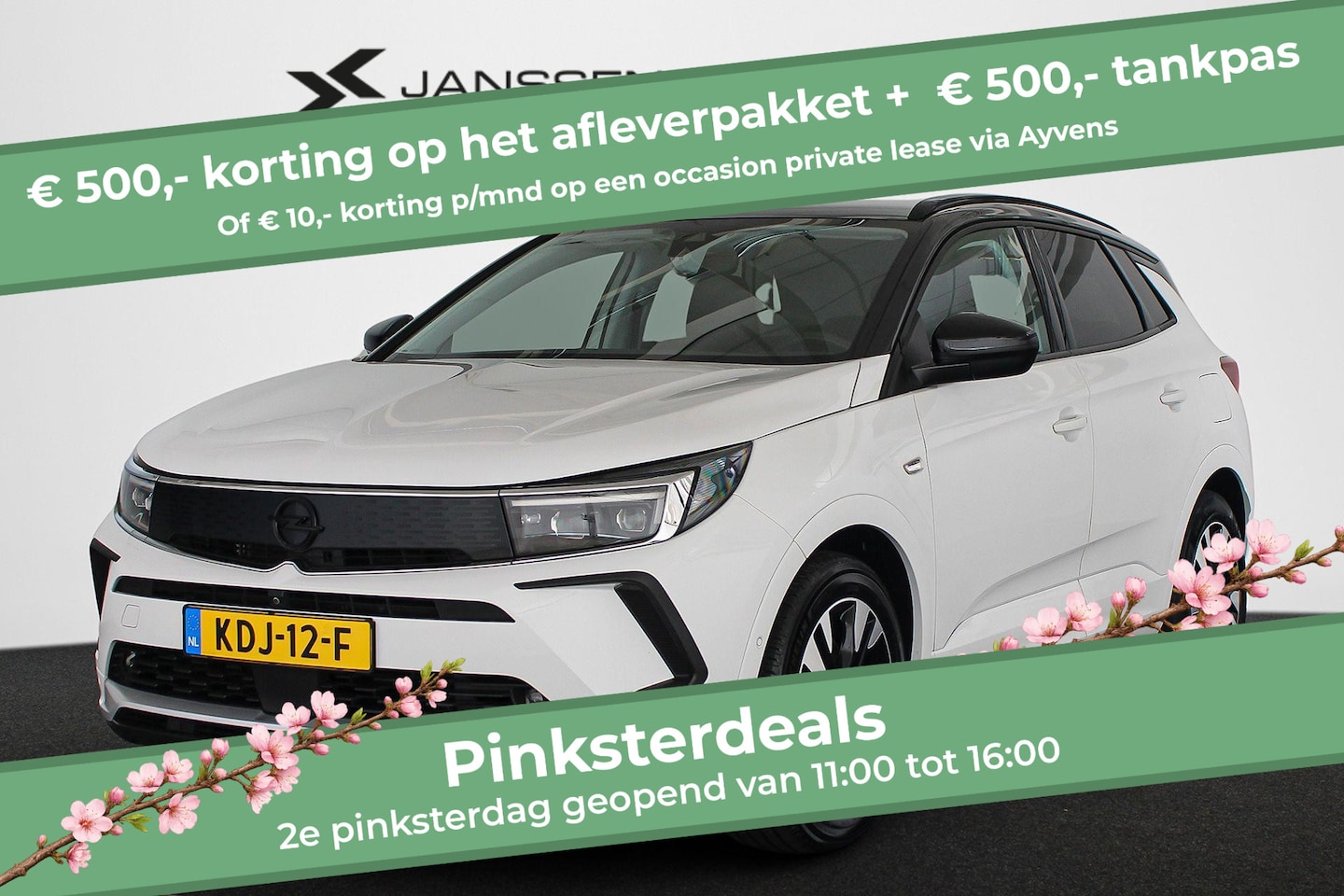 Opel Grandland - 1.6 Turbo Plug-In Hybrid Ultimate Trehaak Leder Stoelventilatie Stoelverwarming 360 Camera - AutoWereld.nl
