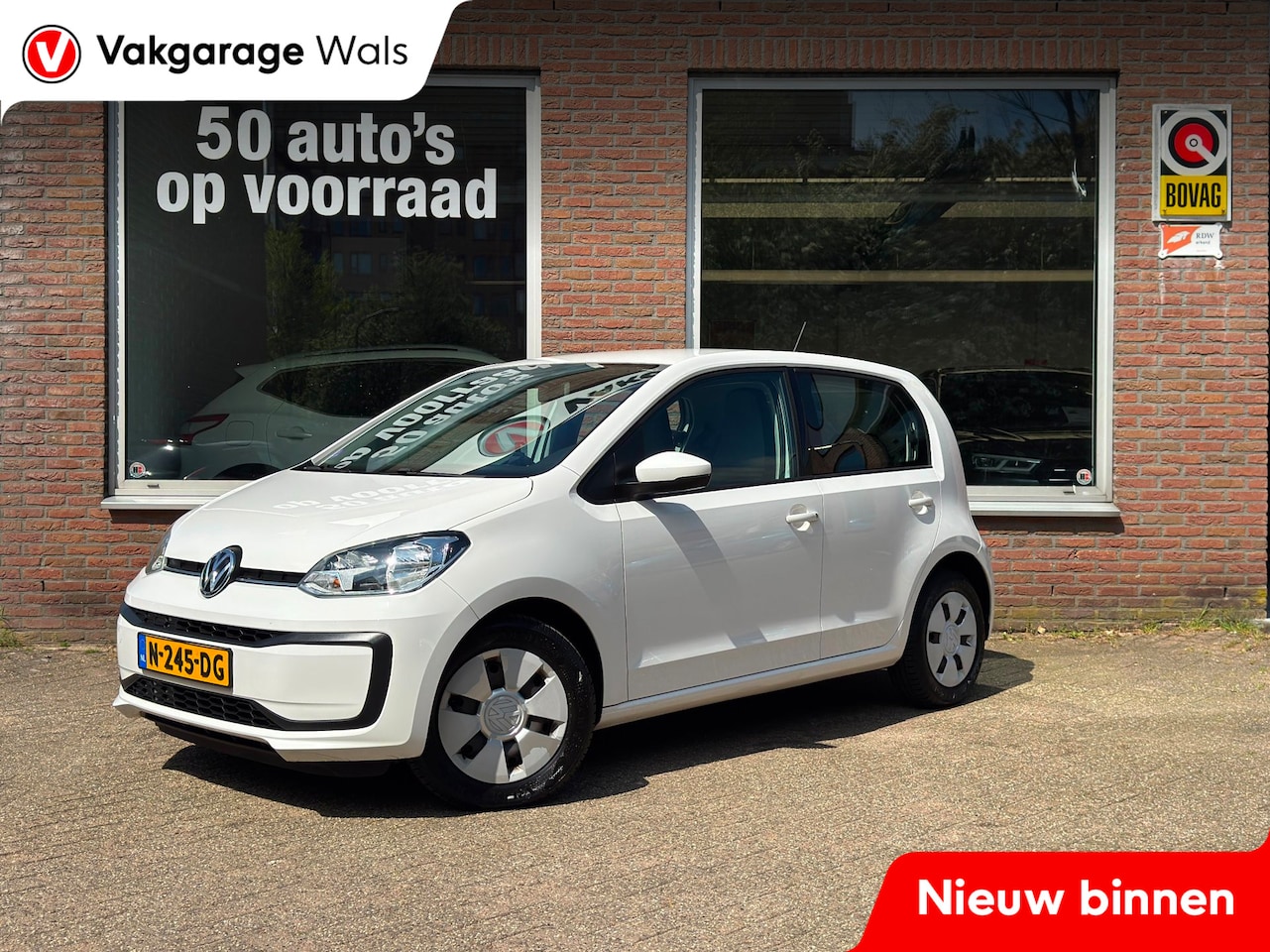 Volkswagen Up! - 1.0 BMT high up! | Airco | Cruise | Parkeersensoren | Bluetooth - AutoWereld.nl