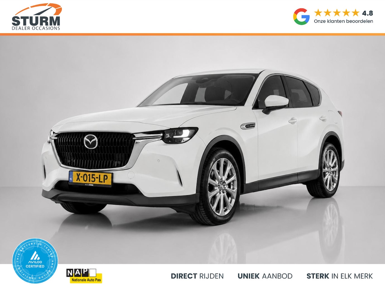 Mazda CX-60 - 2.5 e-SkyActiv PHEV Exclusive-Line SoH 97,8% NL-Auto! - AutoWereld.nl