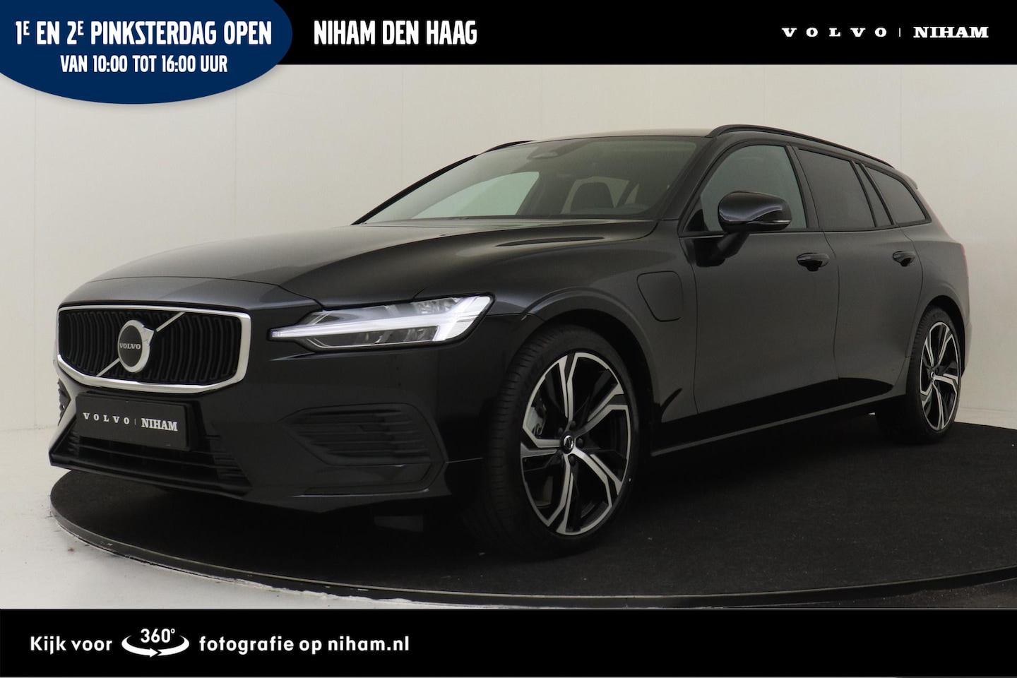 Volvo V60 - T6 PLUG-IN HYBRID AWD ESSENTIAL -LEDER|ADAP.CRUISE|CLIMATE|PRIVACY.GLAS|PDC|19" - AutoWereld.nl