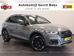Audi Q5 - 2.0 TFSI quattro Sport S Line Black Edition QUANTUM GRIJS Head up Leder Panorama dak
