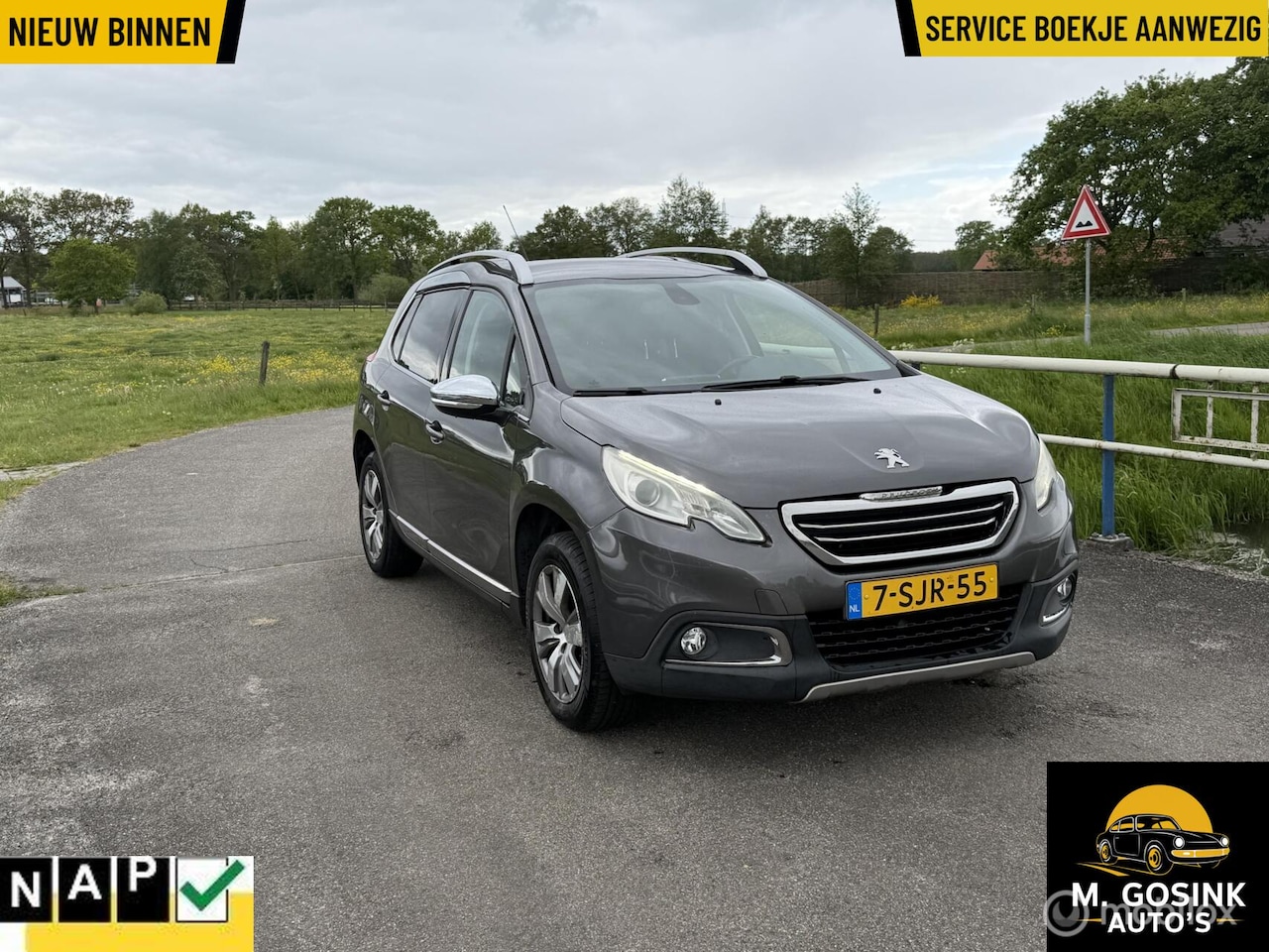 Peugeot 2008 - 1.2 VTi Allure Nap Apk nieuw leder Navi Cruis - AutoWereld.nl