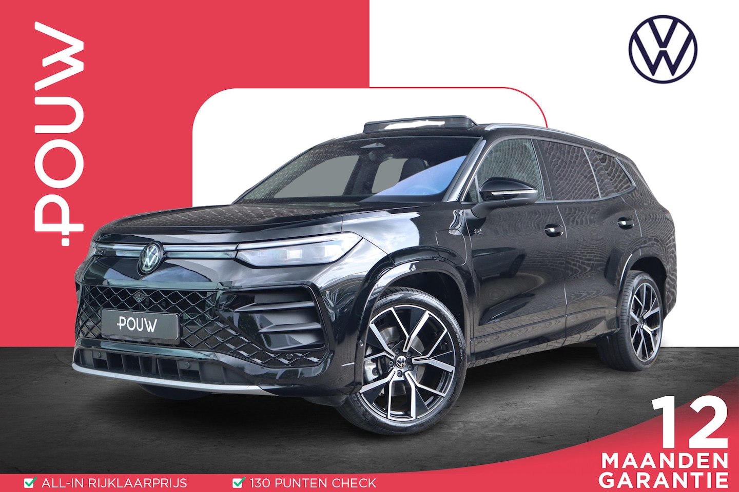 Volkswagen Tayron - 1.5 eHybrid 204pk R-Line Edition | Panoramadak | Trekhaak | 360 camera - AutoWereld.nl