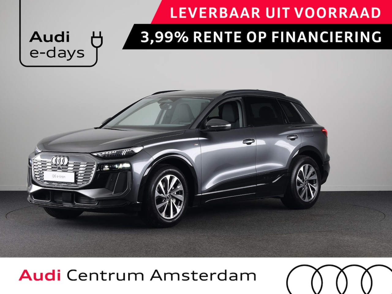 Audi Q6 e-tron - Advanced edition 83Kwh 252 pk SUV | Tech pakket plus | Glazen panoramadak | Sportstoelen | - AutoWereld.nl
