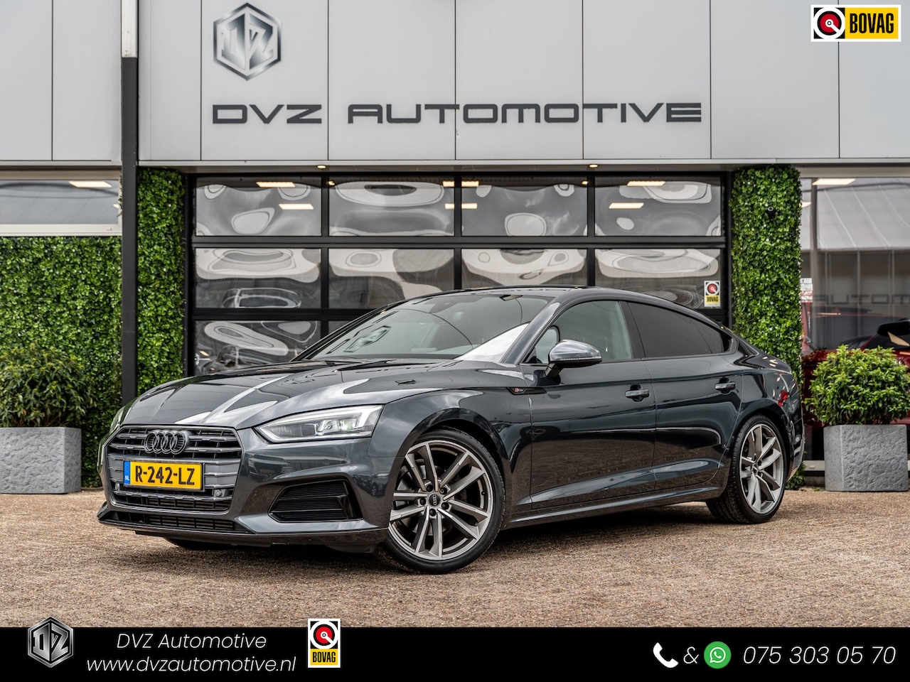 Audi A5 Sportback - 2.0 TFSI MHEV 190PK DSG Design Pro Line Plus | S-Line | Carplay | Camera - AutoWereld.nl