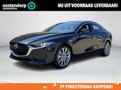 Mazda 3 - 3 2.0 e-SkyActiv-G M Hybrid 150 Exclusive-line | Uit voorraad leverbaar | black comfort Pa