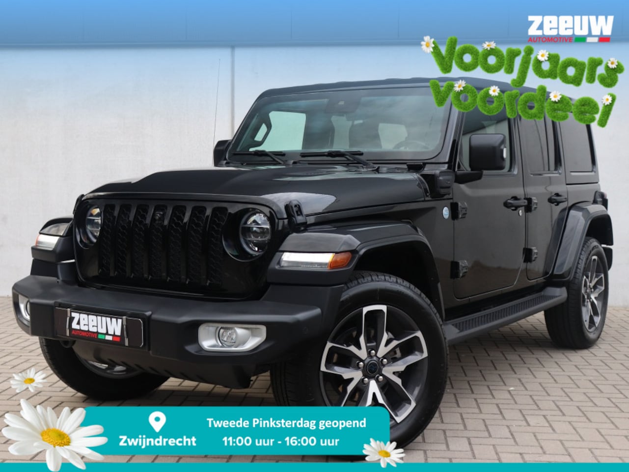 Jeep Wrangler Unlimited - 4xe 380 PK Sahara | Leder | Camera | Navi | Carplay | 20" - AutoWereld.nl