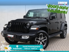 Jeep Wrangler Unlimited - 4xe 380 PK Sahara | Leder | Camera | Navi | Carplay | 20"