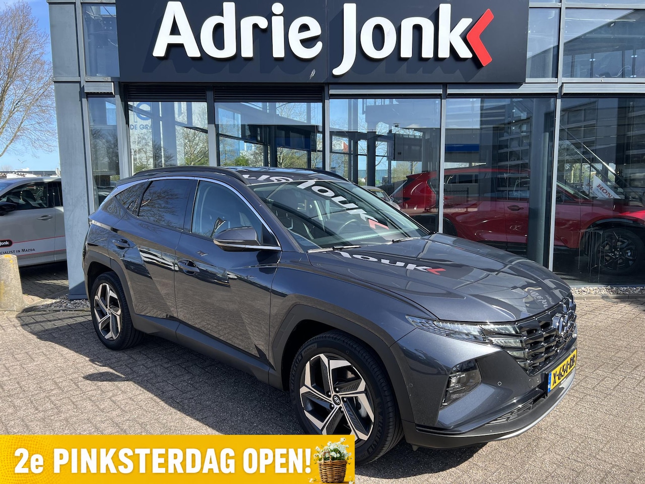 Hyundai Tucson - 1.6 T-GDI HEV Premium AUTOMAAT | FULL HYBRID | 360gr CAMERA | LEDER | EL.A.KLEP | NAVIGATI - AutoWereld.nl