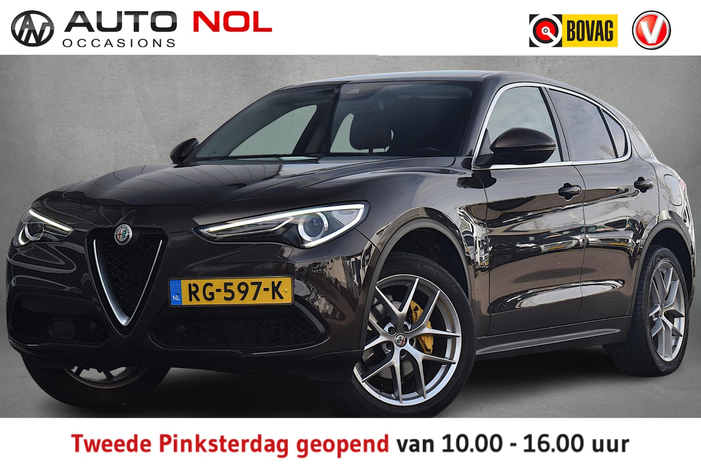 Alfa Romeo Stelvio - 2.0 T AWD Super | 310 PK Stage 1 | Trekhaak | Leer | Stuur- en Stoelverw. | Memory - AutoWereld.nl