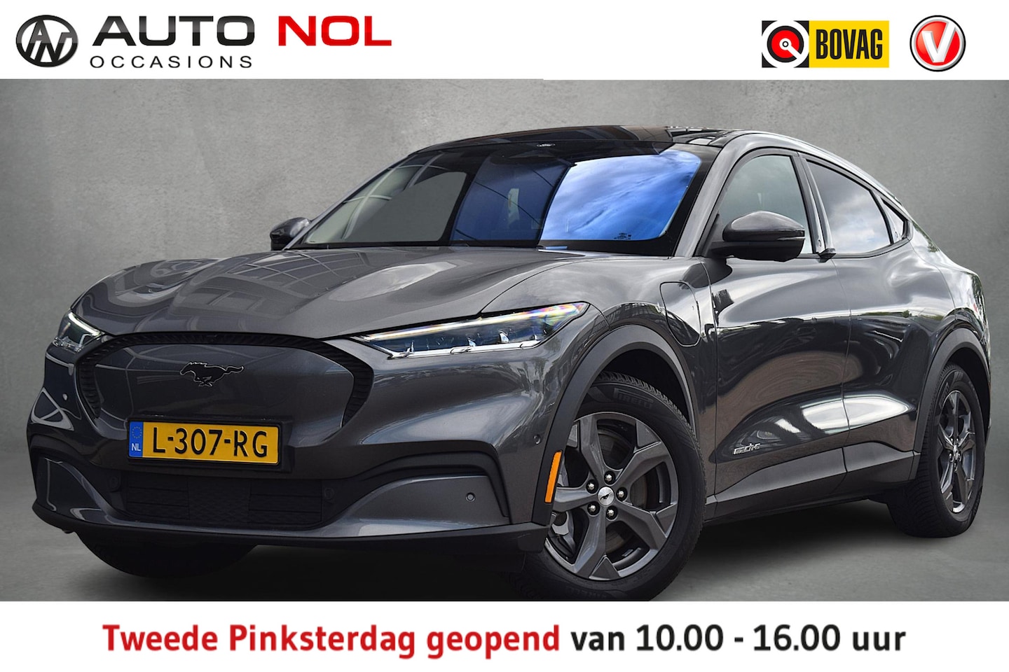 Ford Mustang Mach-E - RWD 75 kWh | SOH: 92,4% | Pano | B&O | 360 Cam. | Leer - AutoWereld.nl