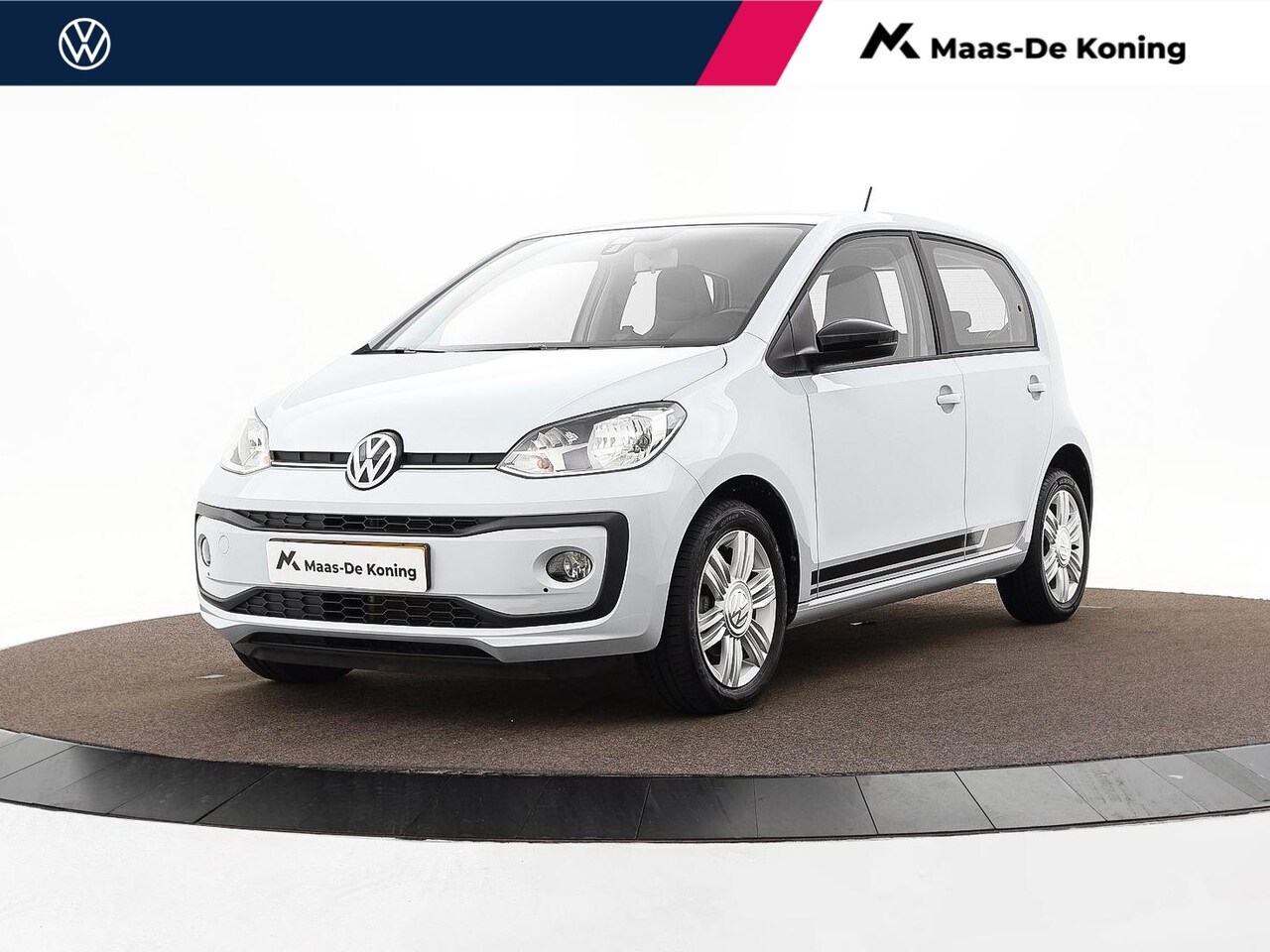 Volkswagen Up! - 1.0 60pk BMT High UP! · Cruise Control · P-Sensoren · 15"Velgen · Airco · Telefoonhouder · - AutoWereld.nl