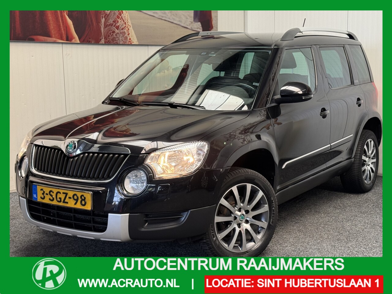 Skoda Yeti - 1.2 TSI ADVENTURE NAVIGATIE CLIMATE CONTROL BLUETOOTH TELEFOON MEDIA VOORBEREIDING TREKHAA - AutoWereld.nl