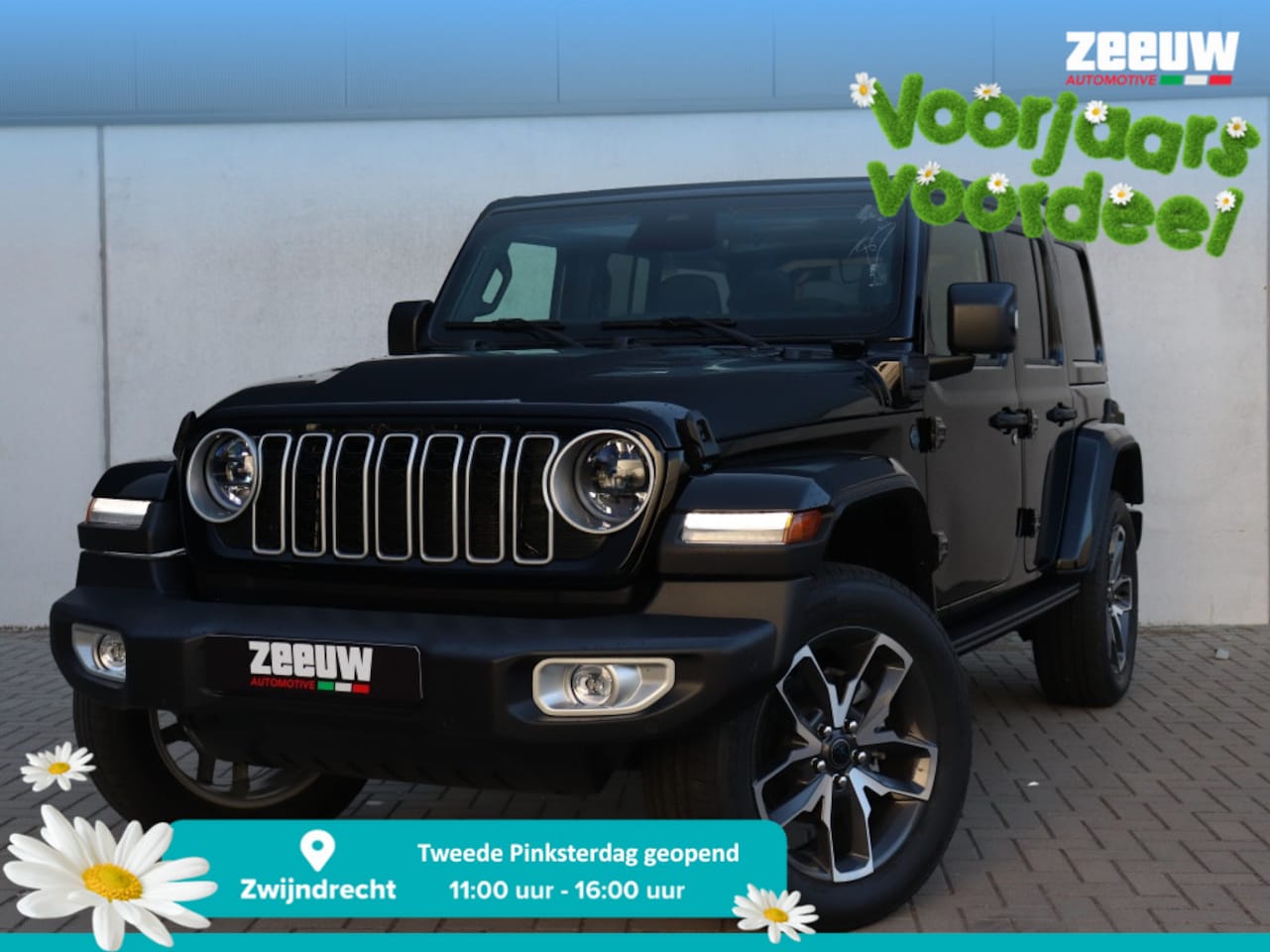 Jeep Wrangler Unlimited - 4xe 380 PK Sahara | Schuifdak | Leder | Camera | Navi | 20" - AutoWereld.nl
