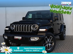 Jeep Wrangler Unlimited - 4xe 380 PK Sahara | Schuifdak | Leder | Camera | Navi | 20"