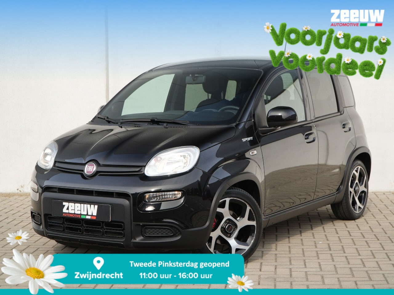 Fiat Panda - 1.0 Hybrid 70 PK Sport | Carplay | PDC | Privacy | 5zits | 1ste - AutoWereld.nl