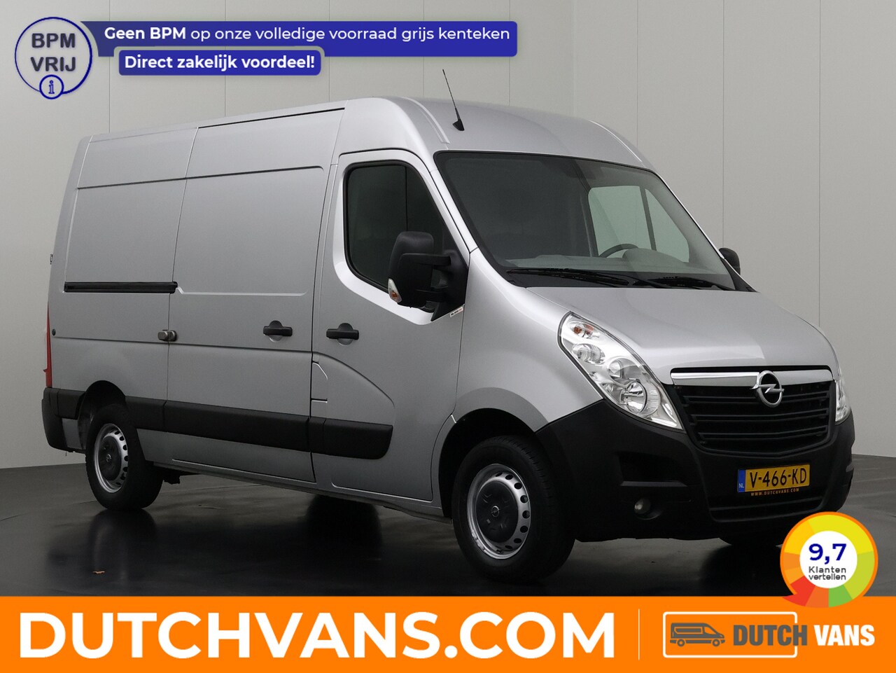 Opel Movano - 2.3CDTI BiTurbo 145PK L2H2 | Euro 6 | Navigatie | Camera | Airco | Cruise | 3-Zits | Trekh - AutoWereld.nl