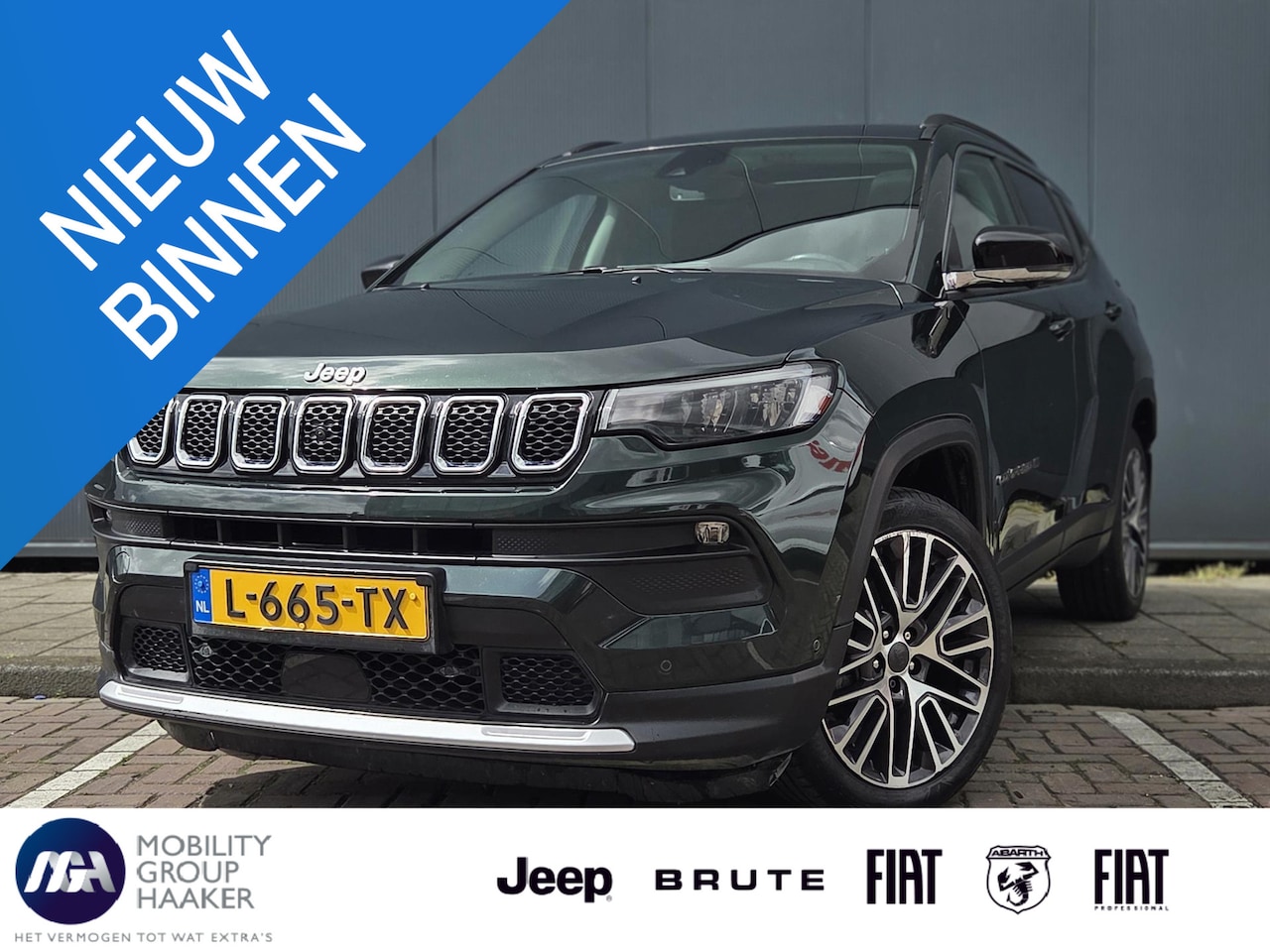 Jeep Compass - 1.3T Limited | Schuif-kanteldak | Apple-Android | Adaptive Cruise Control - AutoWereld.nl