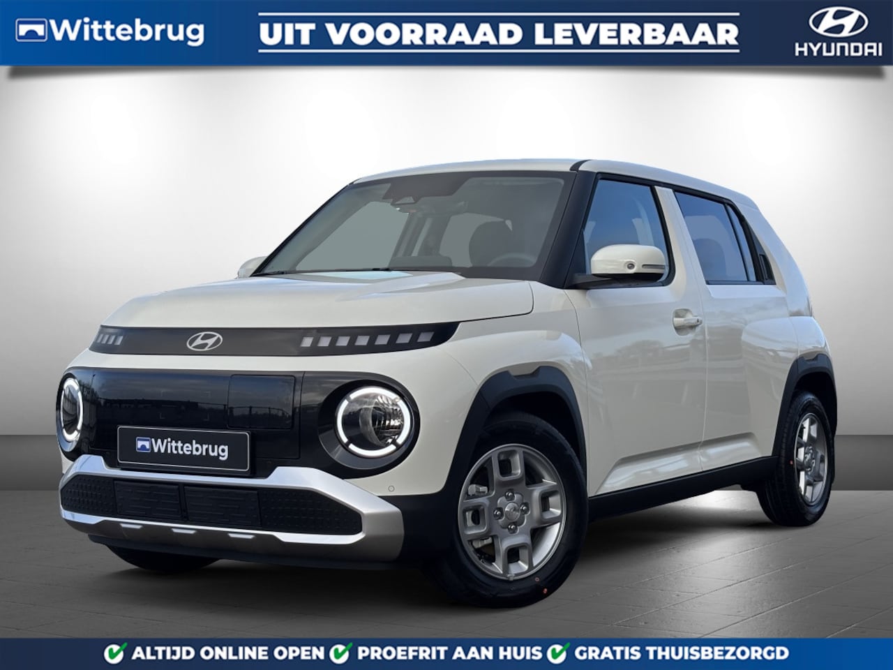 Hyundai Inster - Pulse 49 kWh VOLLEDIG ELEKTRISCH NAVIGATIE | LICHTMETALEN VELGEN | GETINT GLAS | VOORRAADV - AutoWereld.nl