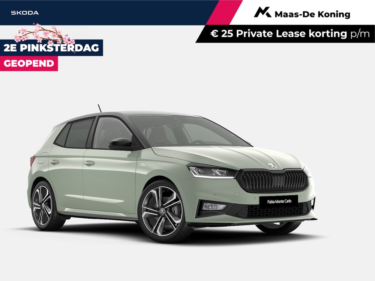 Skoda Fabia - Monte Carlo 1.0 TSI 85 kW / 115 PK Hatchback 7 ver | Licht en Zicht Plus | 18' Libra velge - AutoWereld.nl