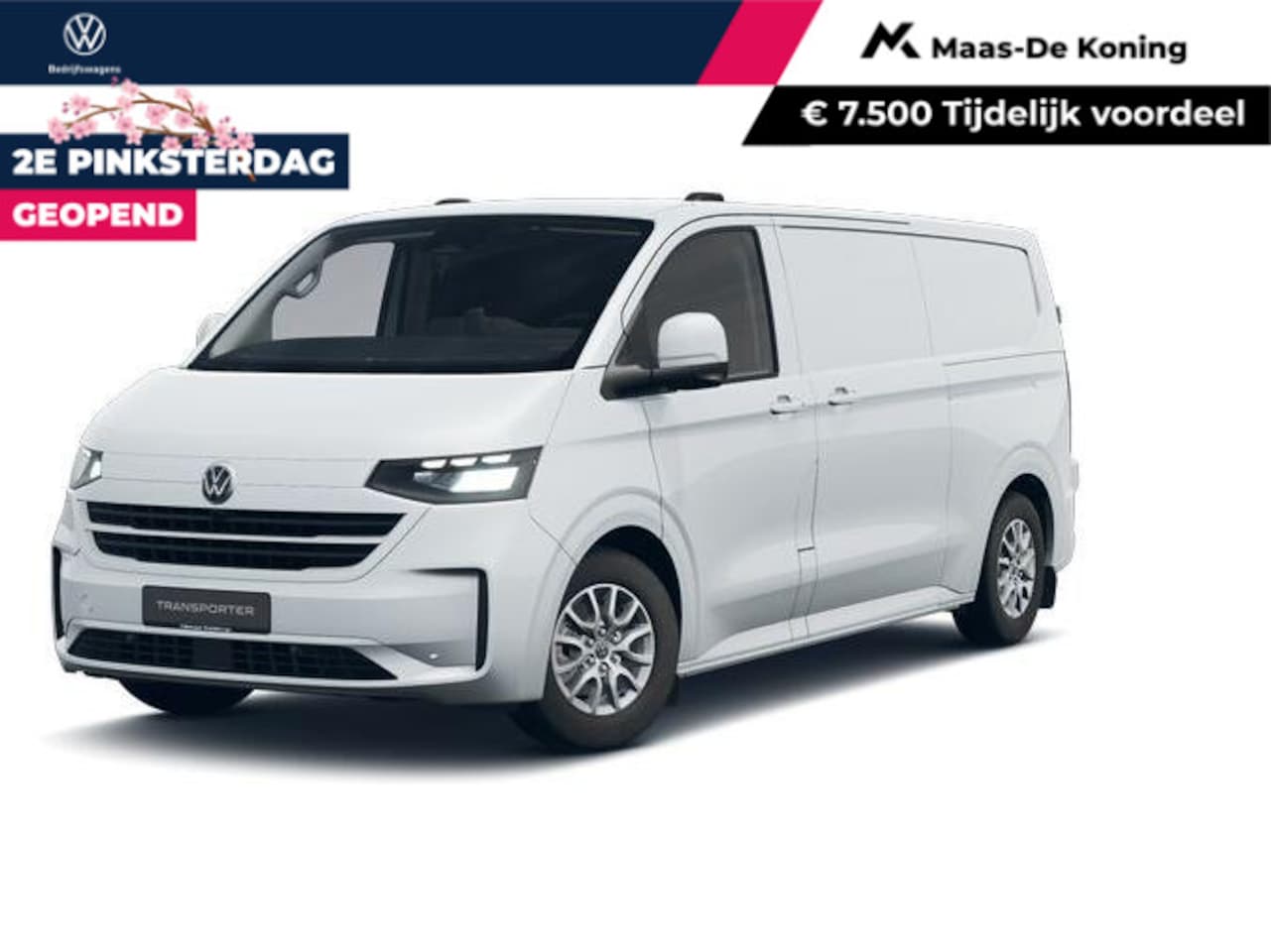 Volkswagen e-Transporter - Bedrijfswagens Bestelwagen Style 70kWh 218pk L2 733411 - AutoWereld.nl