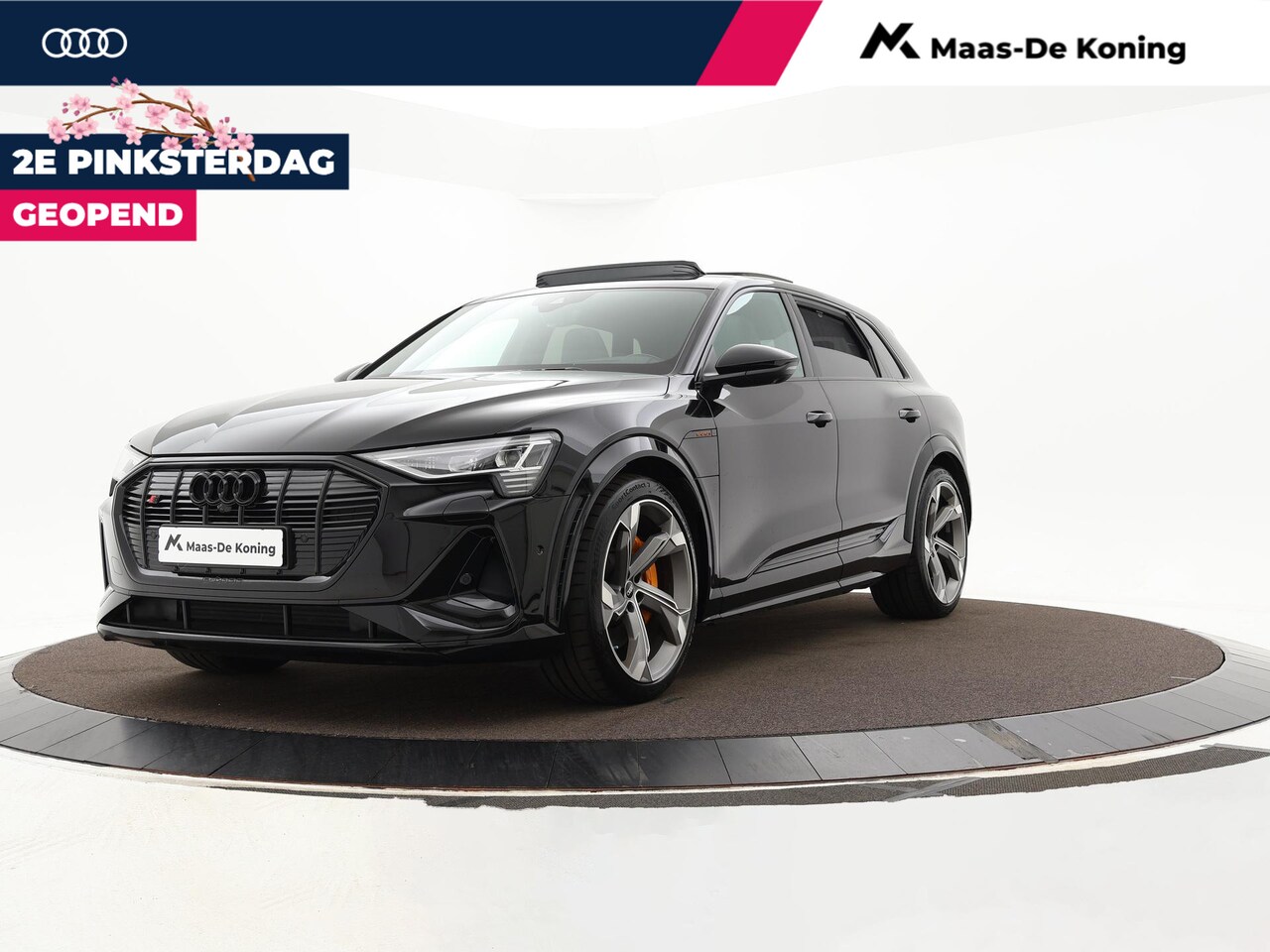 Audi e-tron - S 503pk Quattro 95 kWh · SOH 98,5% · Panoramadak · Afneembare Trekhaak · 360 Camera · Bang - AutoWereld.nl