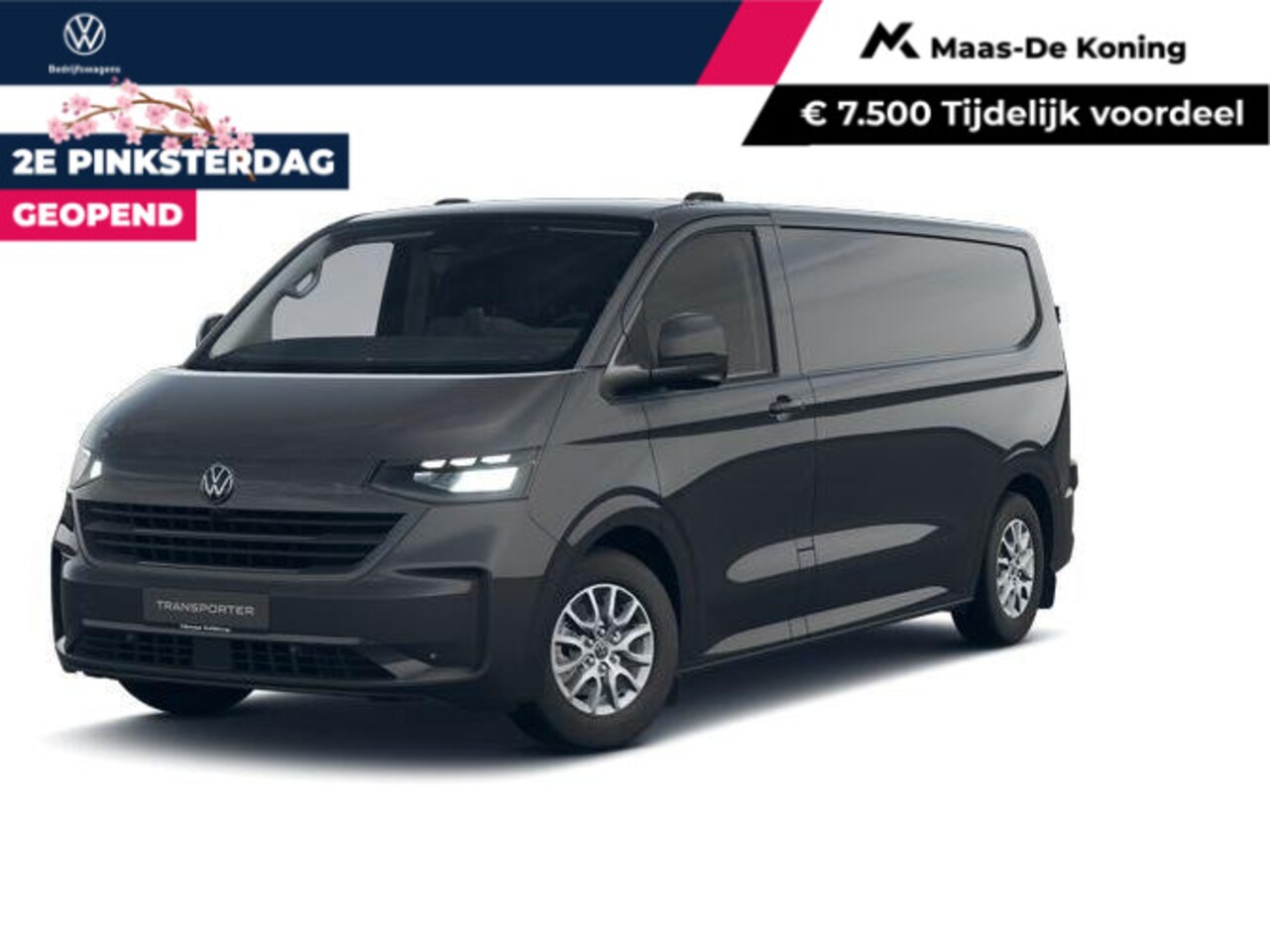 Volkswagen e-Transporter - Bedrijfswagens Bestelwagen Style 70kWh 218pk L2 735938 - AutoWereld.nl