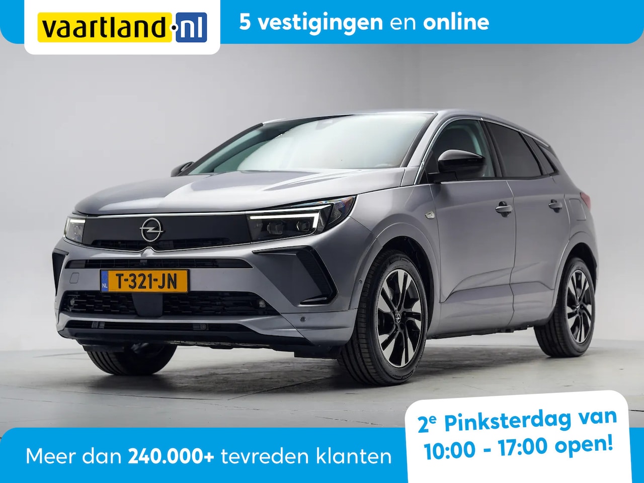 Opel Grandland - 1.6 Turbo 225PK Hybrid Elegance Level 3 Aut. [ Navi Camera Apple / Android Stoelverwarming - AutoWereld.nl