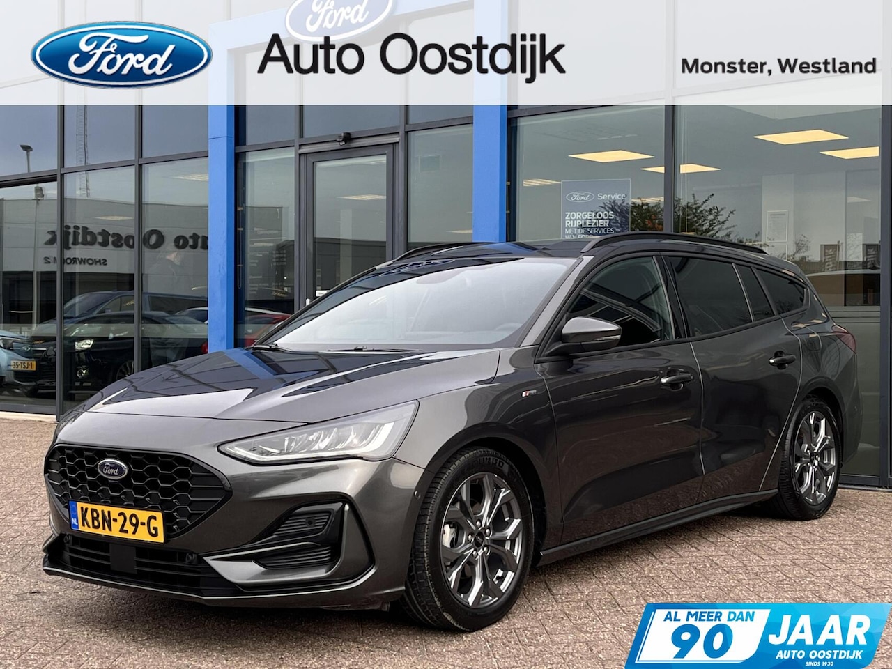 Ford Focus - 1.0 EcoBoost Hybrid ST Line 155PK Automaat Winterpack Adaptieve Cruise Navi Climate Carpla - AutoWereld.nl