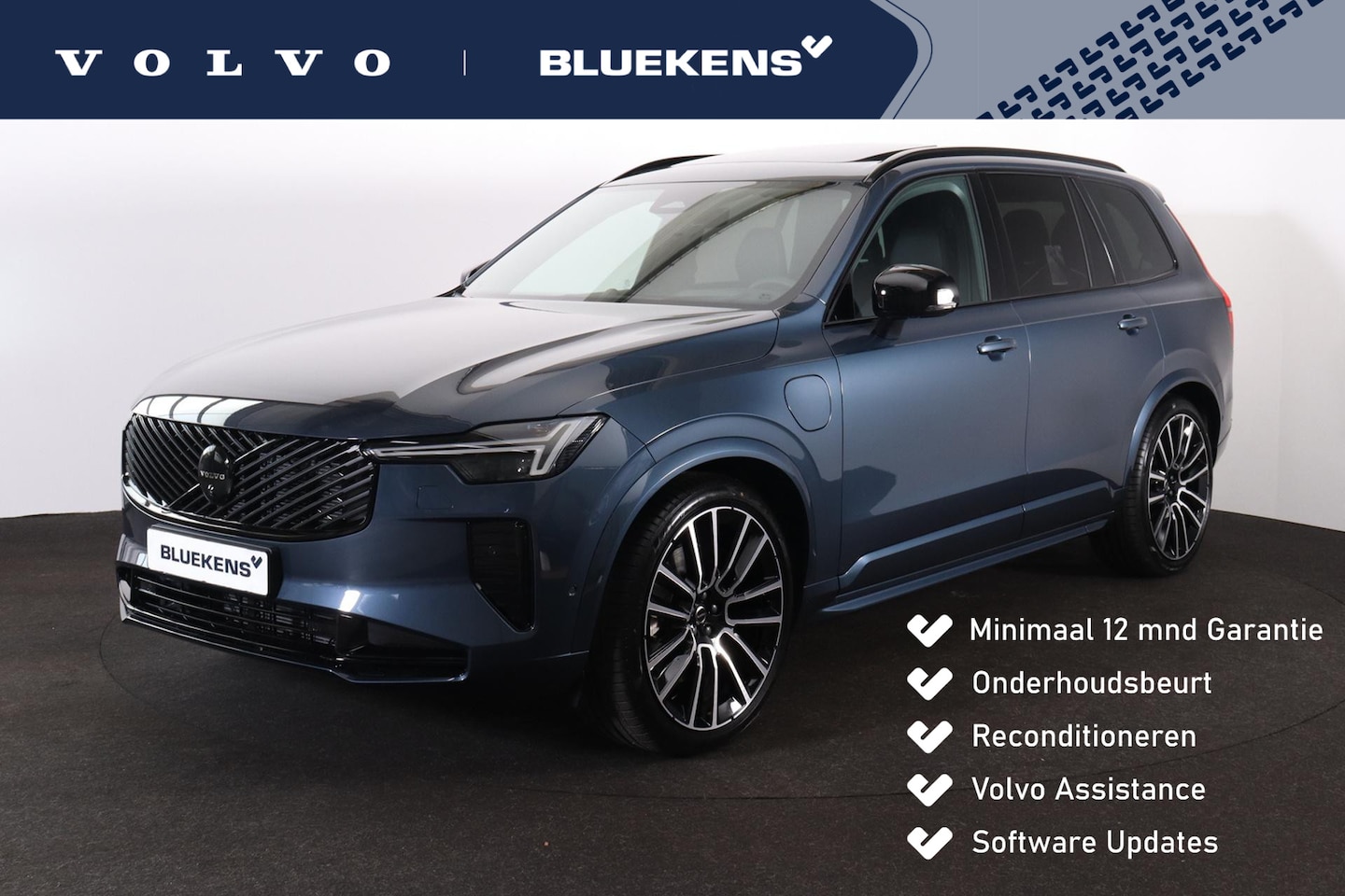 Volvo XC90 - T8 Recharge AWD Ultra Black Ed. Exec. - Luchtvering - Panorama/schuifdak - IntelliSafe Ass - AutoWereld.nl