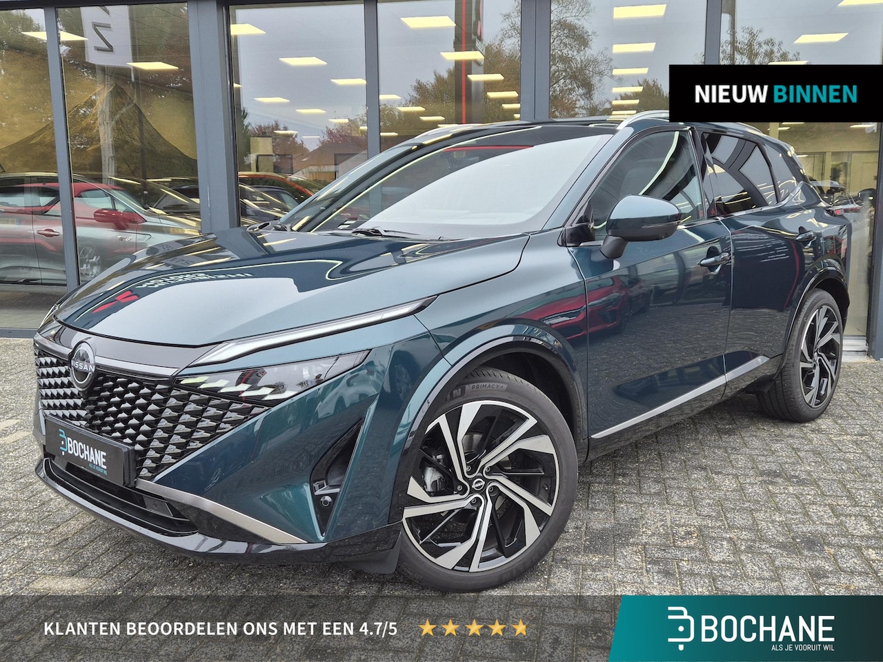 Nissan Qashqai - 1.3 MHEV Xtronic Tekna Plus | Ocean Deep | AppleCarplay | AndroidAuto | 360 Camera | Massa - AutoWereld.nl