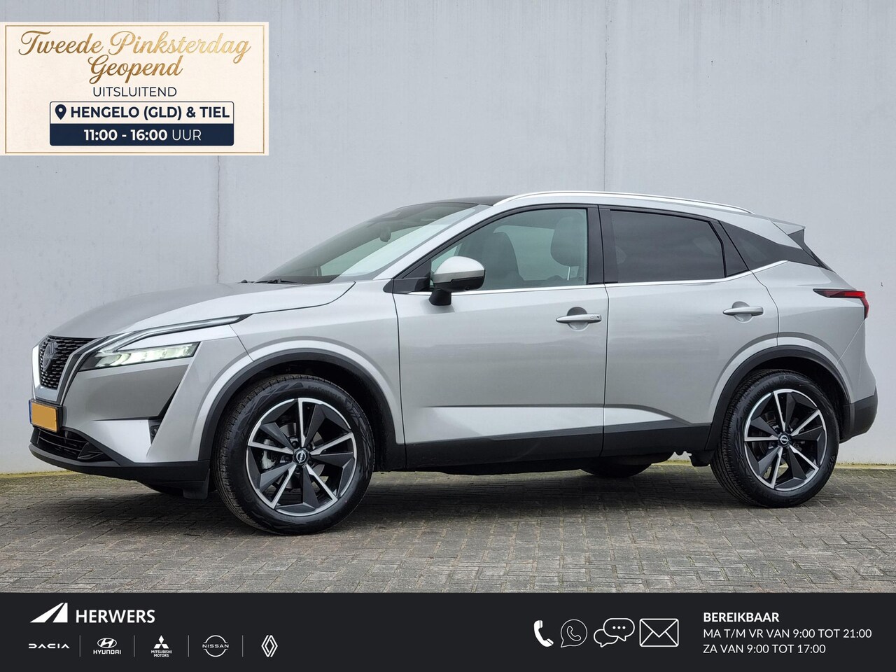 Nissan Qashqai - 1.3 MHEV Tekna / Trekhaak (1400KG Trekgewicht) / Panoramadak / 360 graden camera / Adaptie - AutoWereld.nl
