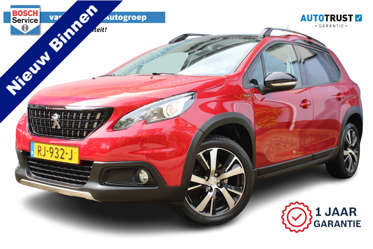 Peugeot 2008 - 1.2 PureTech GT-line | Incl. 12 maanden Garantie | Panorama dak | Trekhaak | Achteruitrijc - AutoWereld.nl