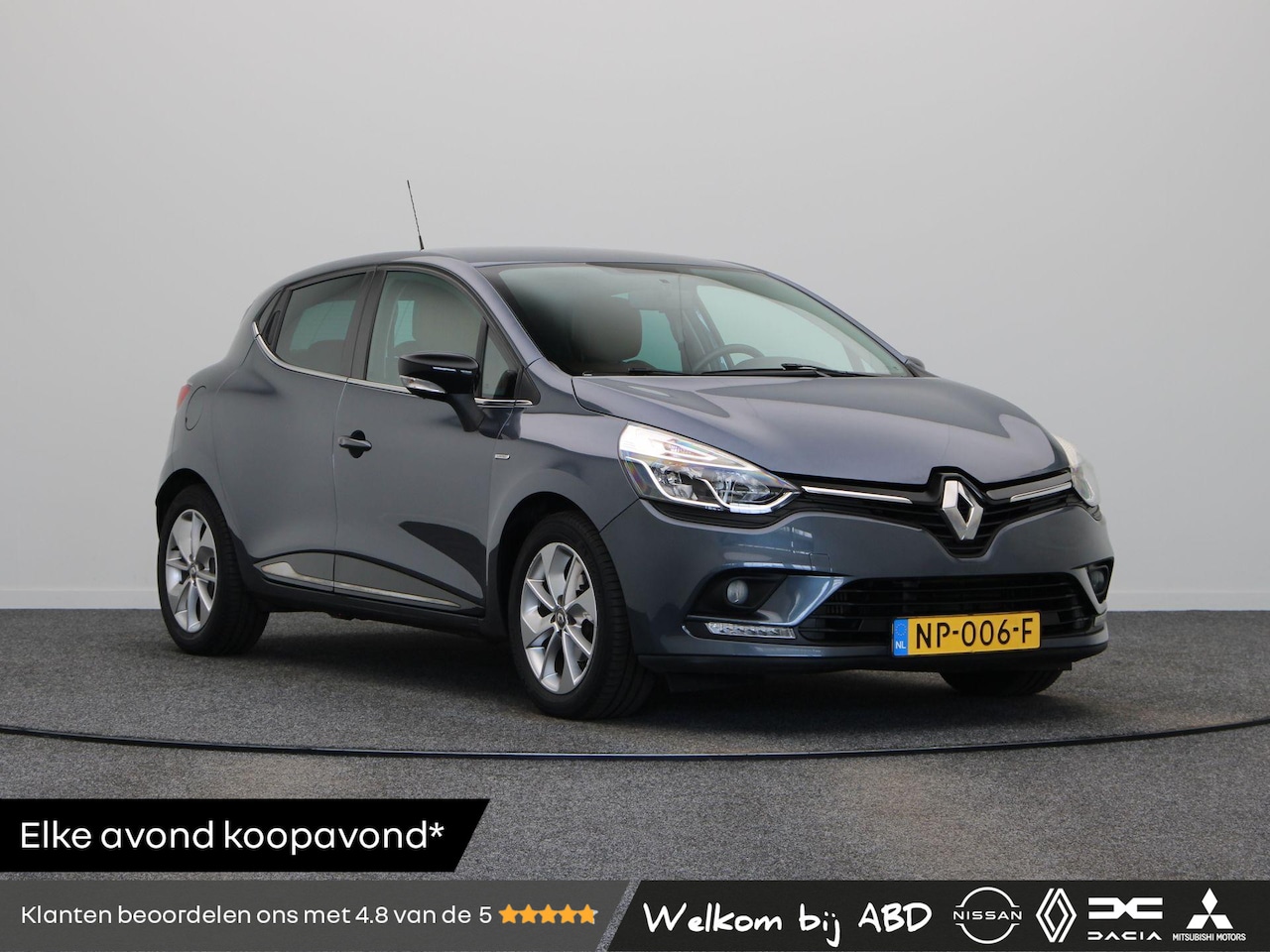 Renault Clio - 0.9 TCe Limited | Trekhaak | Lederen bekleding | Navigatie | Airco | Lichtmetalen velgen | - AutoWereld.nl
