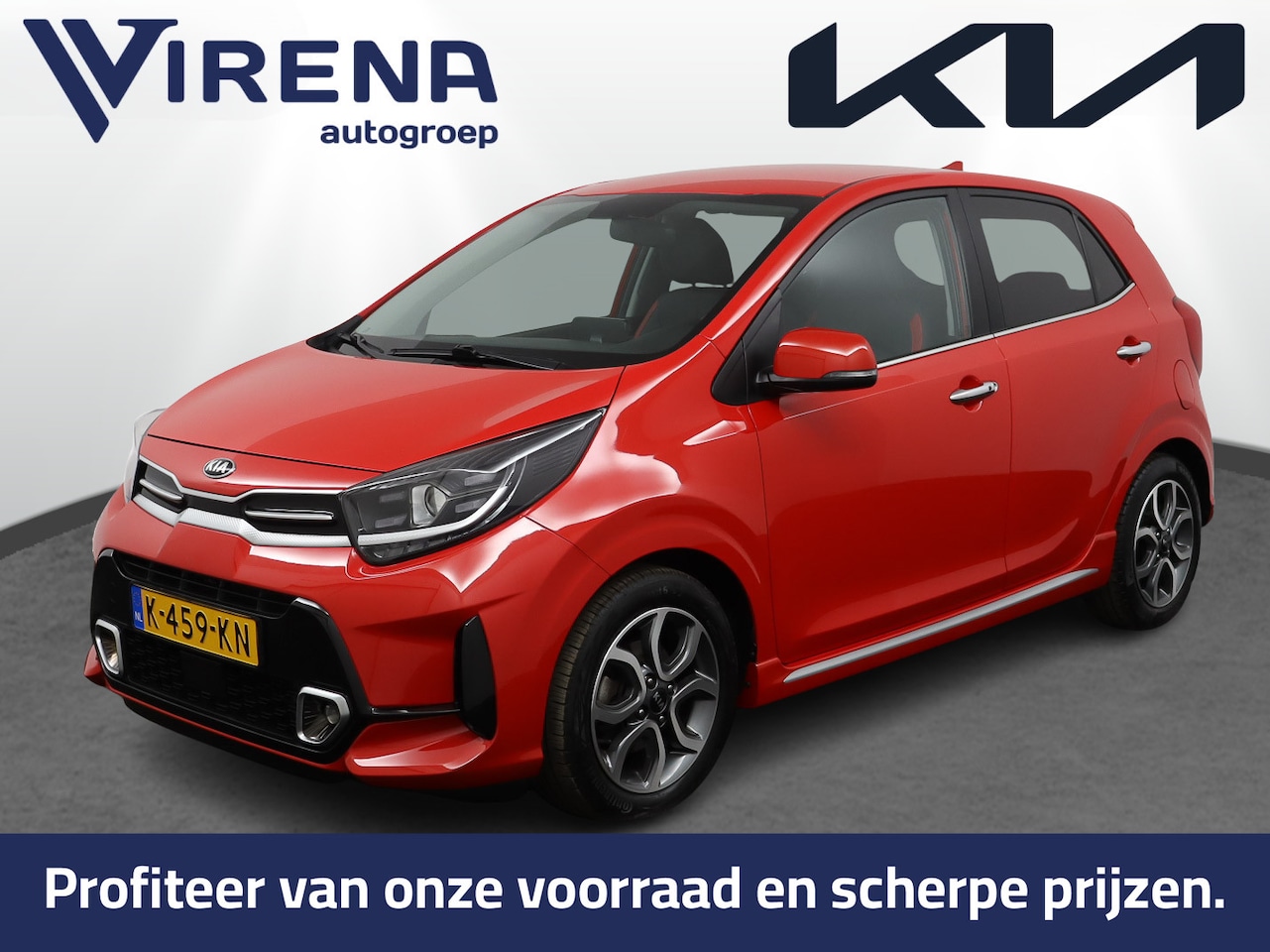 Kia Picanto - 1.0 DPi GT-Line - Achteruitrijcamera - Parkeersensoren - Navigatie - Fabrieksgarantie Tot - AutoWereld.nl