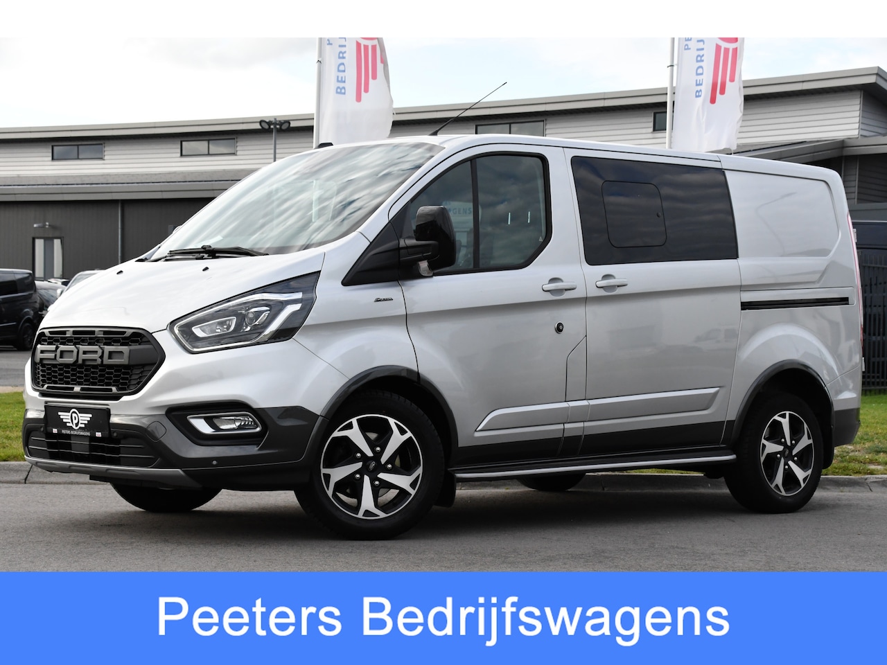 Ford Transit Custom - 2.0 TDCI L1H1 Active DC Full Options! Adaptieve Cruise, Camera, Xenon, Carplay, Leder, Aut - AutoWereld.nl