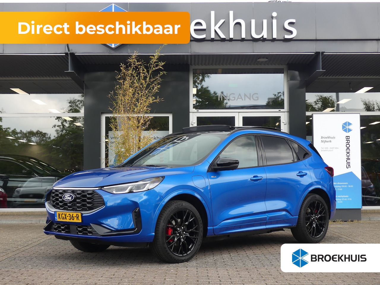 Ford Kuga - Plug-In Hybrid ST-Line X | TREKHAAK | PANORAMADAK | ADAPTIVE CRUISE | DODEHOEKDETECTIE | C - AutoWereld.nl