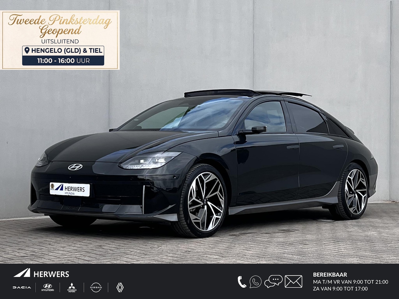 Hyundai IONIQ 6 - Lounge AWD 325 pk 77.4 kWh / Fabrieksgarantie tot 5-2029 / tot 05-2032 Batterijgarantie / - AutoWereld.nl