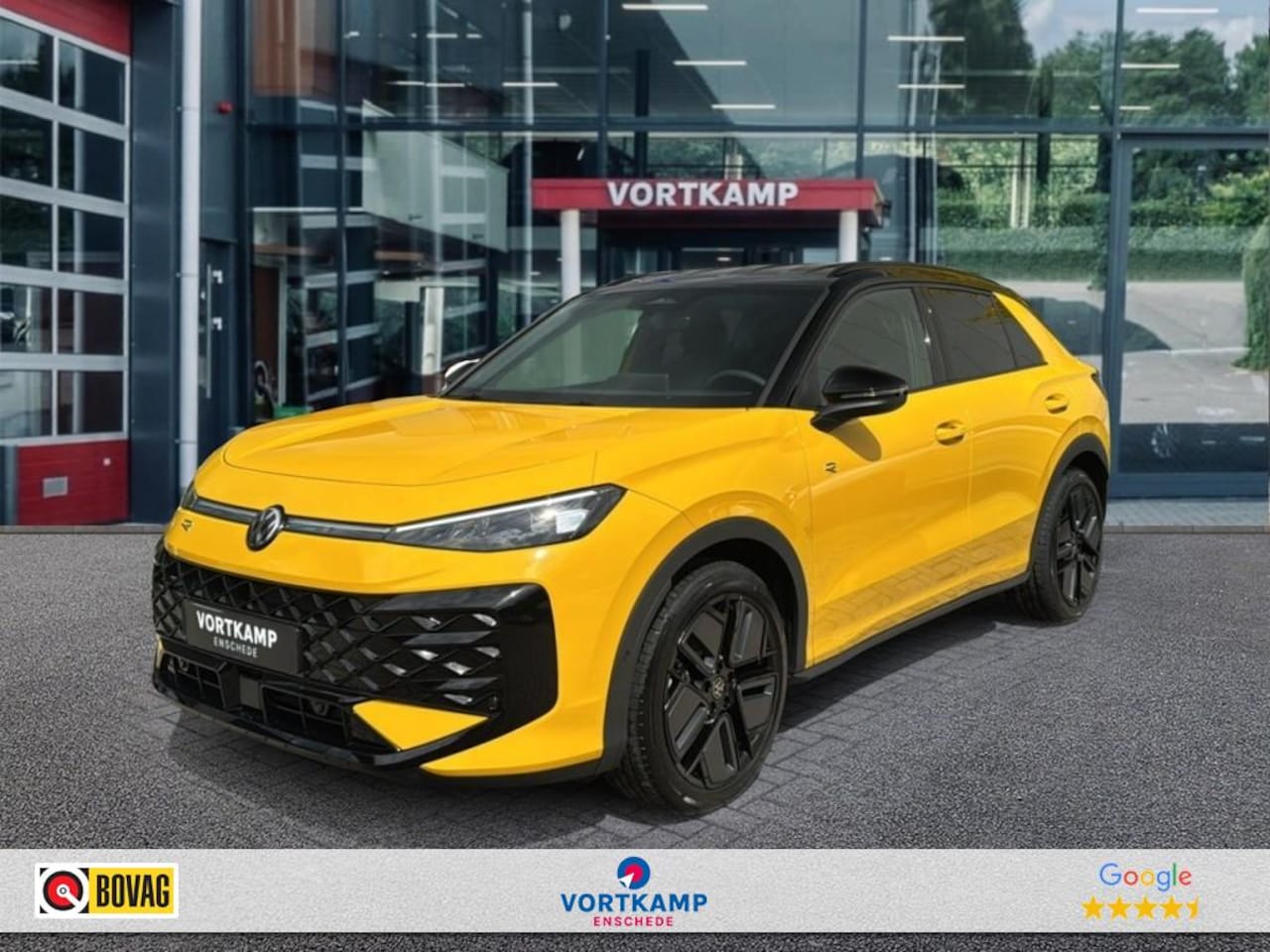 Volkswagen T-Roc - 1.5 eTSI R-LINE TREKHAAK/CAMERA/ELEK-KLEP/ACC/STOEL+STUURVERW/NAVI/CARPLAY - AutoWereld.nl