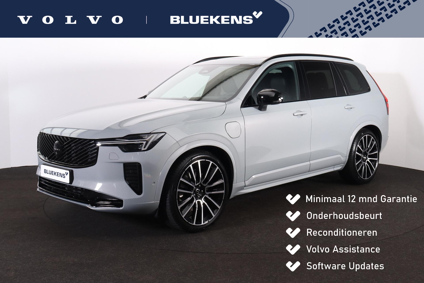 Volvo XC90 - T8 Recharge AWD Black Edition Ultra Dark Exec. Ed. - Luchtvering - Panorama/schuifdak - In - AutoWereld.nl
