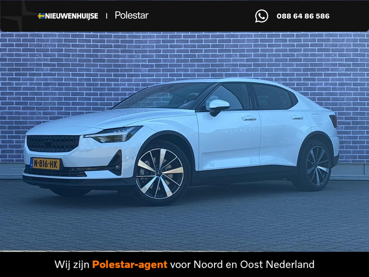 Polestar 2 - Standard Range Single Motor 63kWh | Pilot | Plus | Harman Kardon | Adaptieve Cruise Contro - AutoWereld.nl