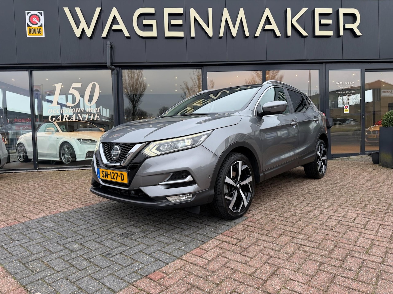 Nissan Qashqai - 1.2 Tekna + AUT|Cruise|NAV|PANO|Nieuw AUTOMAAT - AutoWereld.nl