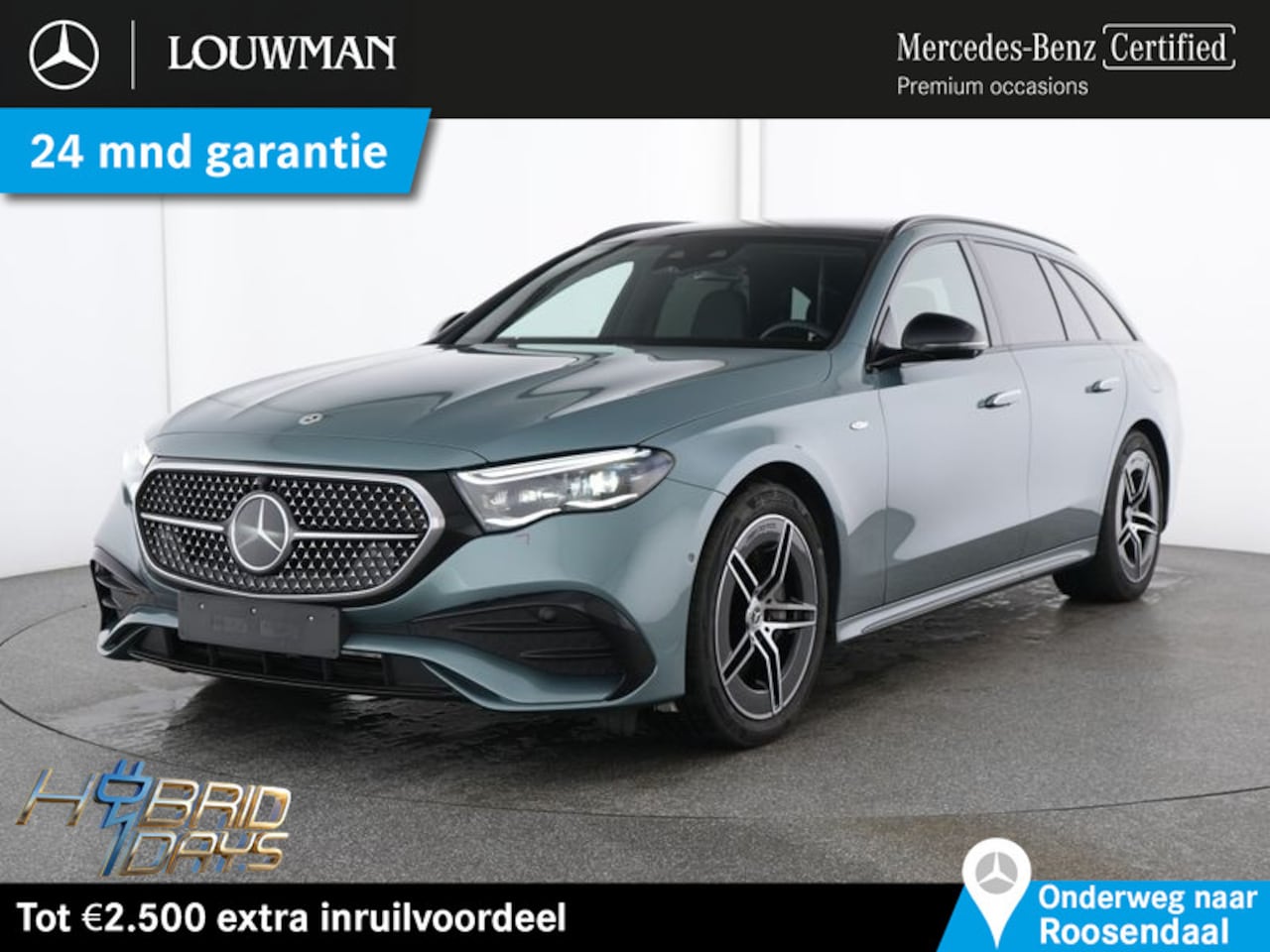 Mercedes-Benz E-klasse Estate - 300 e AMG Plug-In Hybride AMG Line | Night Pakket | Trekhaak | Distronic | Panorama Schuif - AutoWereld.nl