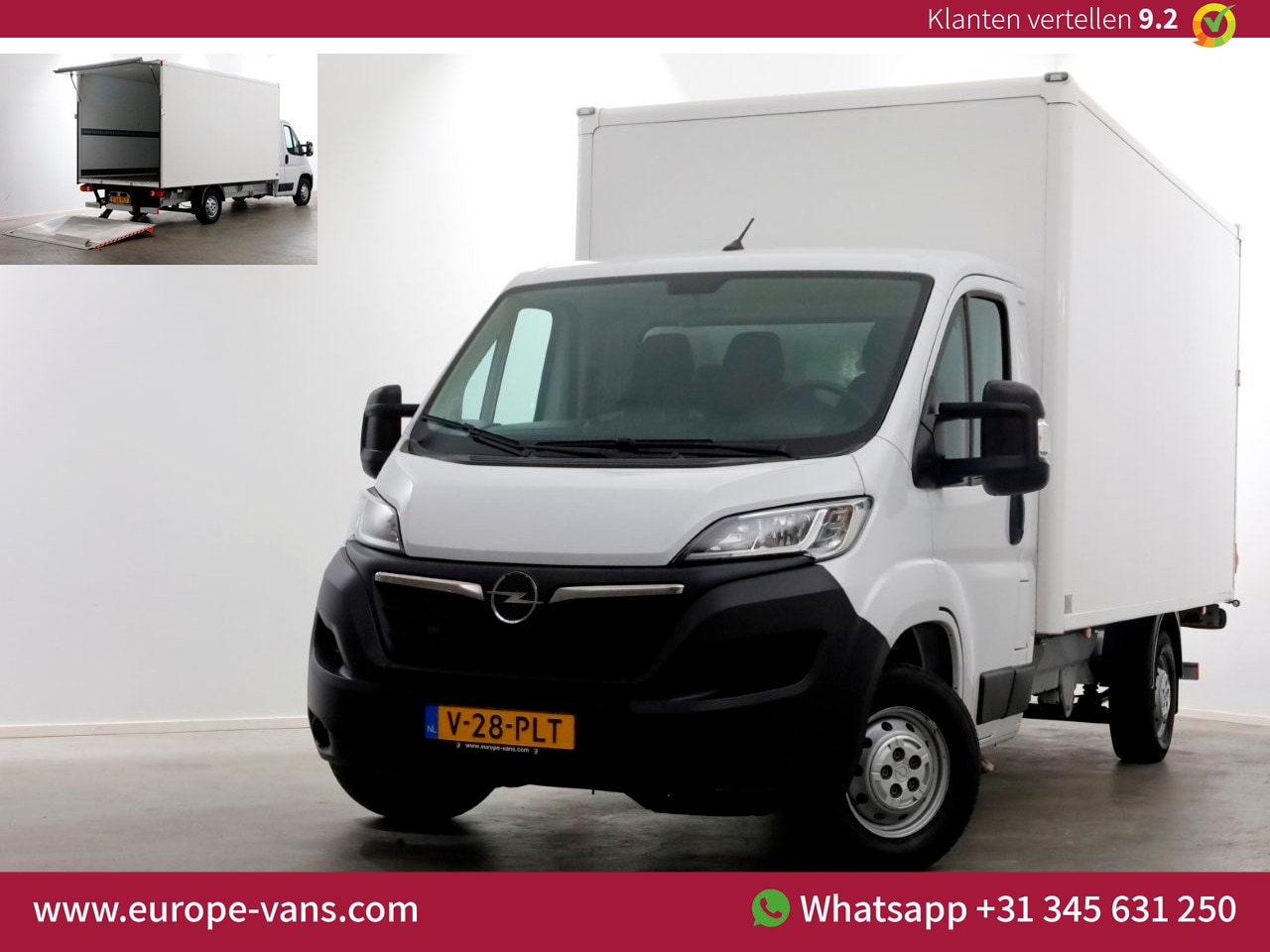 Opel Movano - 2.2D 140pk Bakwagen met laadklep 1.060kg laadvermogen 02-2024 - AutoWereld.nl