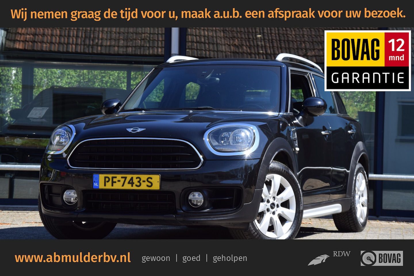 MINI Countryman - Mini 1.5 Cooper Salt | Org. NL | BOVAG Garantie | Trekhaak | Navigatie | 17'' Velgen | Blu - AutoWereld.nl