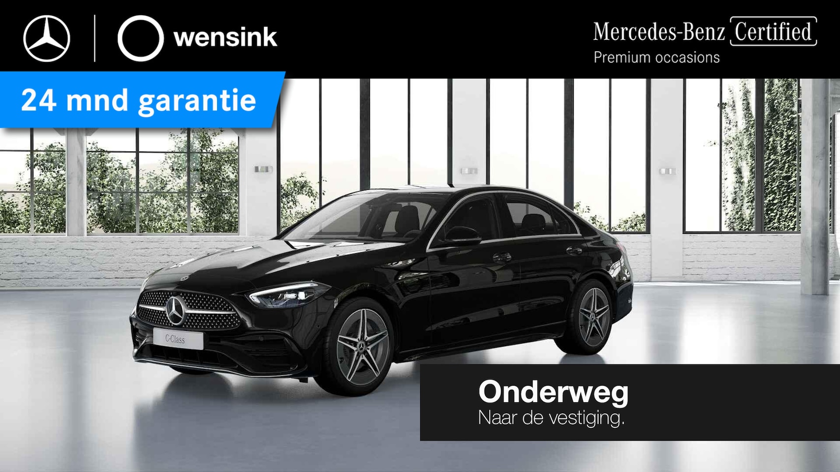 Mercedes-Benz C-klasse - 300 e AMG Line | Stoelverwarming | High Performance LED | Achteruitrijcamera | - AutoWereld.nl